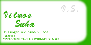 vilmos suha business card